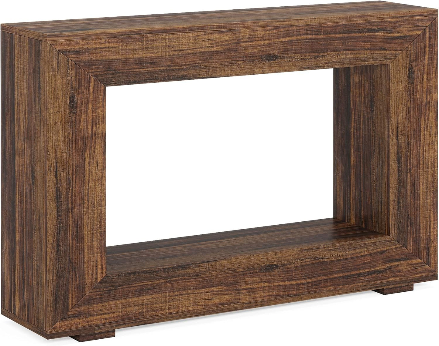 Farmhouse Console Table, 47 Inches Entryway Console Table with Storage, Industrial Hallway Accent Table for Living Room, Entrance