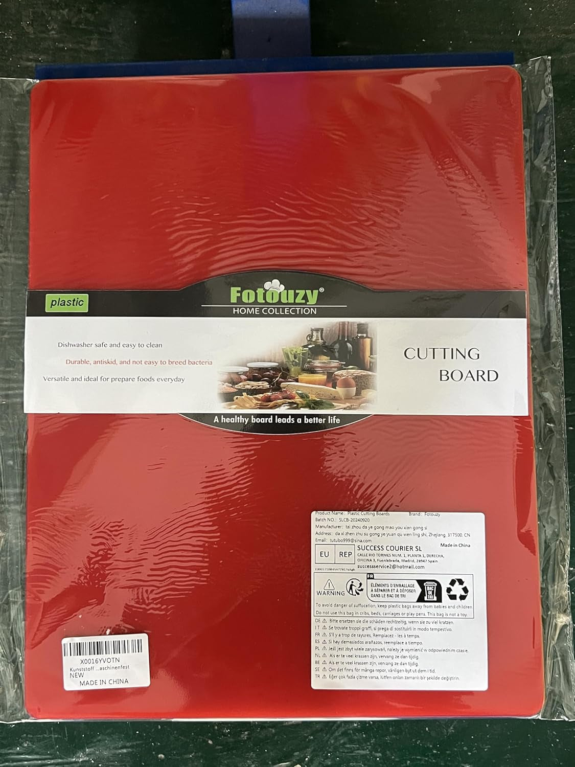 Cutting Board Mats Flexible Plastic Colored Mats with Food Icons, Bpa-Free, Non-Porous, Anti-Skid Back and Dishwasher Safe, Set of 7 Rainbow - 7 Pieces