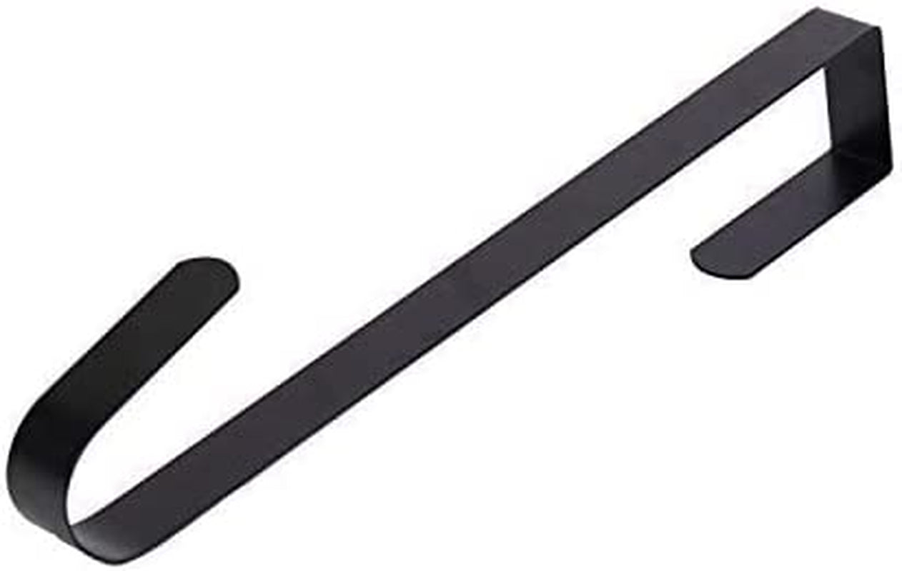 15" Wreath Hanger for Front Door,Sturdy Steel Wreath Door Hanger,Over the Door Hanger Hook (Black,1)
