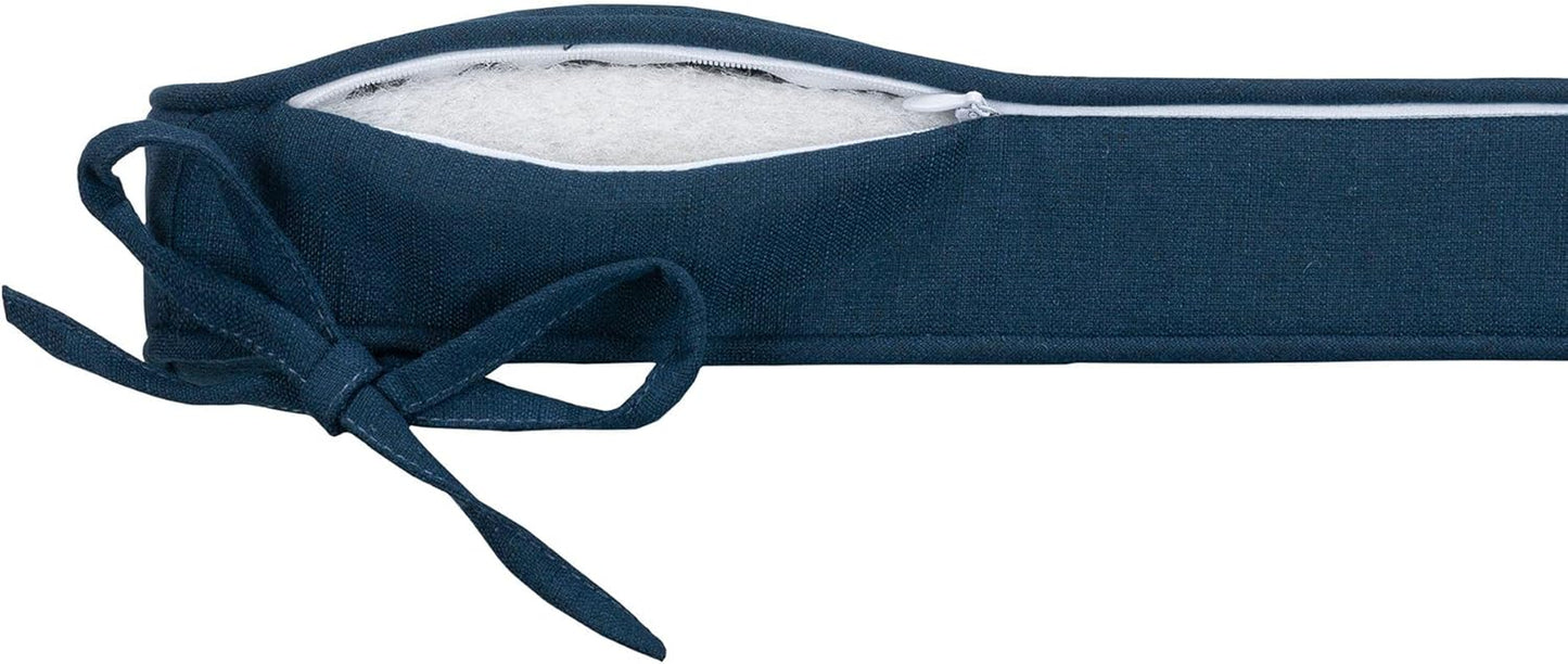 Square Corner Seat Cushion, 18" X 18" X 2.5", 2 Pack, Indoor/Outdoor Waterproof Weather Resistant Universal Chair Pads for Patio Garden Dining - Blue Navy