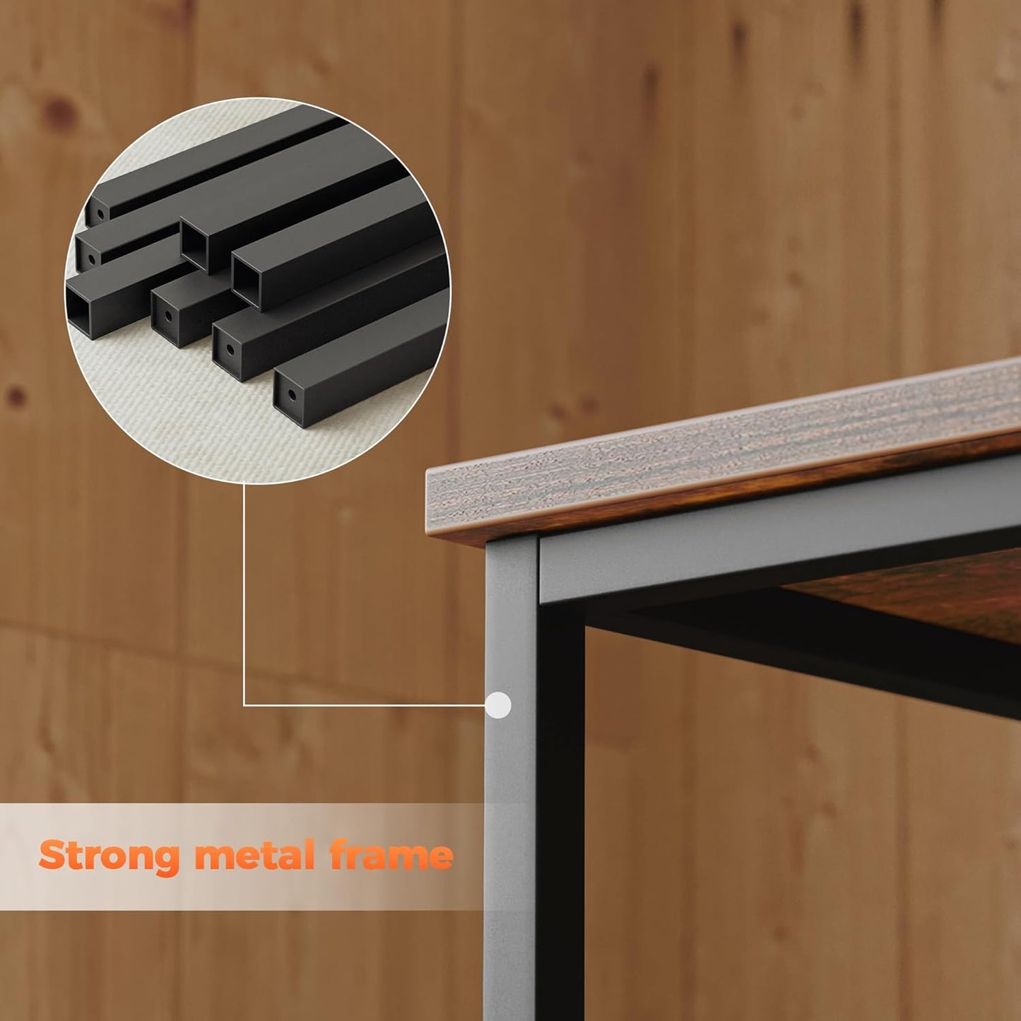 L Shaped Desk, Corner Computer Desk with Storage Shelves, Large Home Office Gaming Desk, Spacious Workstation for Gaming & Work, Rustic Brown (Rustic Brown)