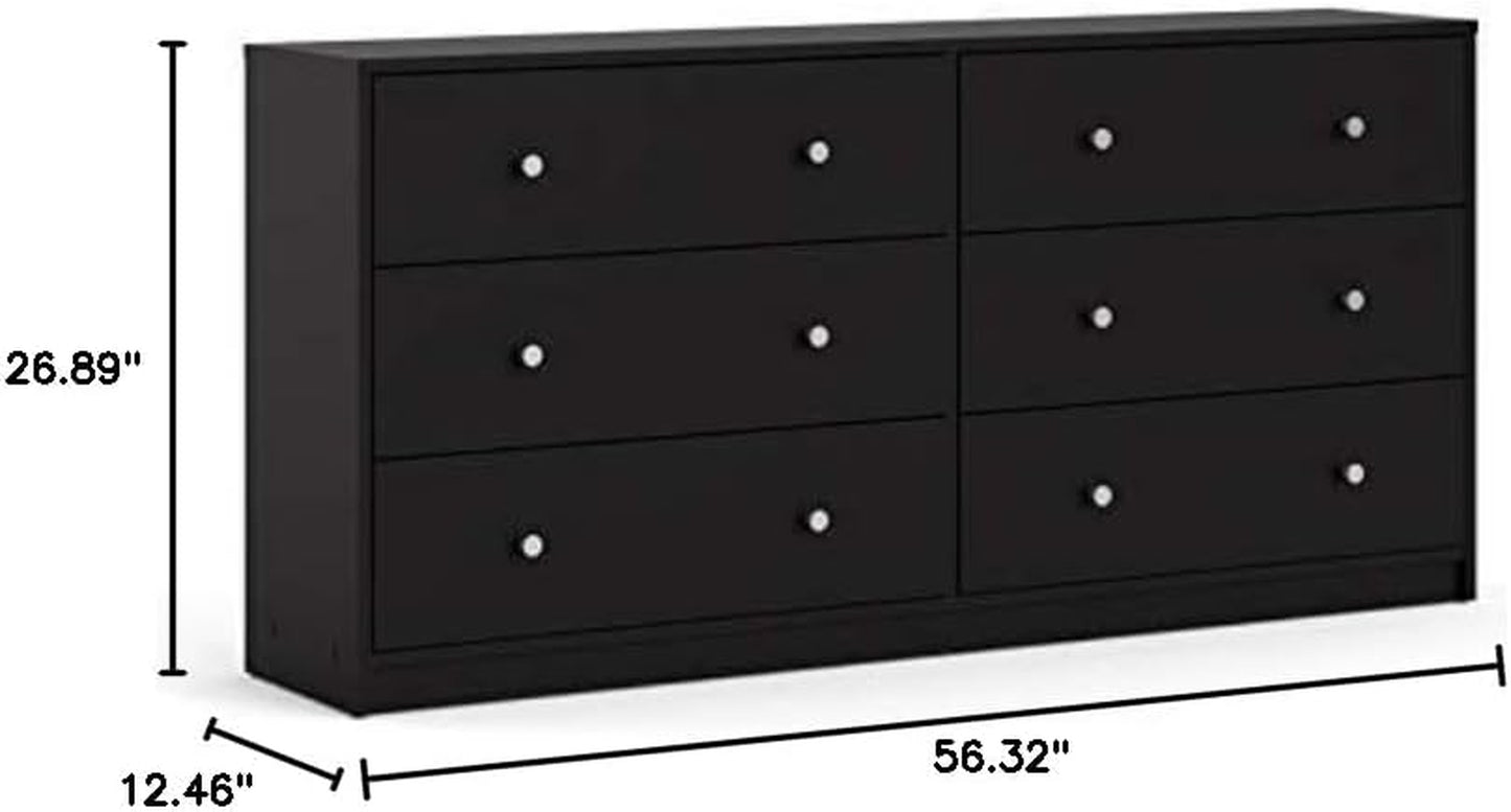 3-Piece Set with 3 Drawer Chest & 6 Drawer Dresser & Nightstand