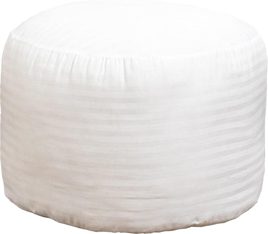 Pouf Filler PP Cotton Footstool Pouf Stuffing Pouf Insert Ottoman Filler Bean Bag Filler 20X20X12 Inches Round