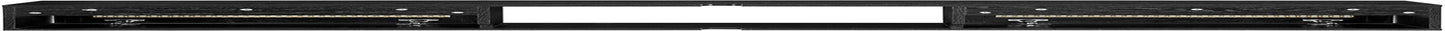 Destin Modern Rattan Flip-Down-Door Wall-Mounted Floating TV Stand for Tvs up to 80 Inches, 70 Inch, Black