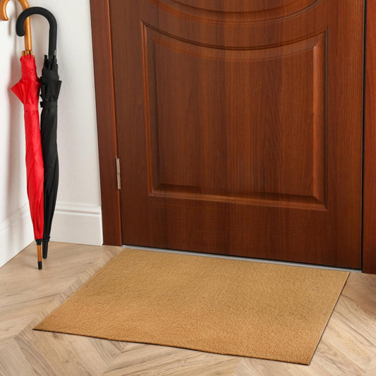 Coir Doormat, Artificial Blank Door Mats for Crafting, Plain Door Mat for Painting, Welcome Mats for Indoor/Outdoor Use, Front Porch, Entryway, Non-Slip Rubber Backing (30X17 Inch)