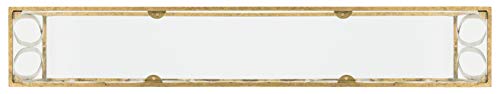 Safavieh Home Carina Gold Foil and Glass Console Table