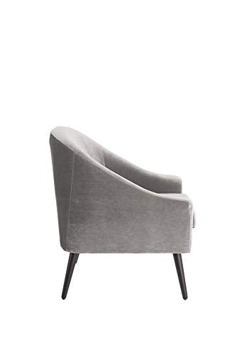 CHR10017A Elle Décor Laurel Accent Chair, Gray