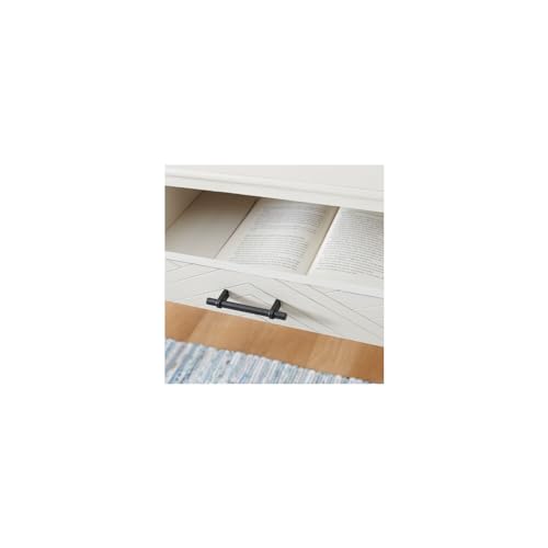 SAFAVIEH Home Collection Mckinlee Distressed White 2-Drawer Computer Table Office Desk Table