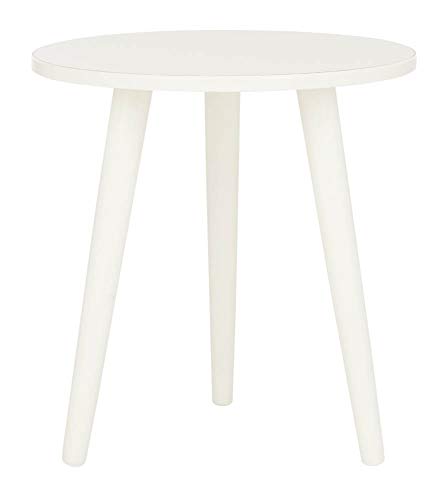 Safavieh Home Orion Modern Antique White Round Accent Table