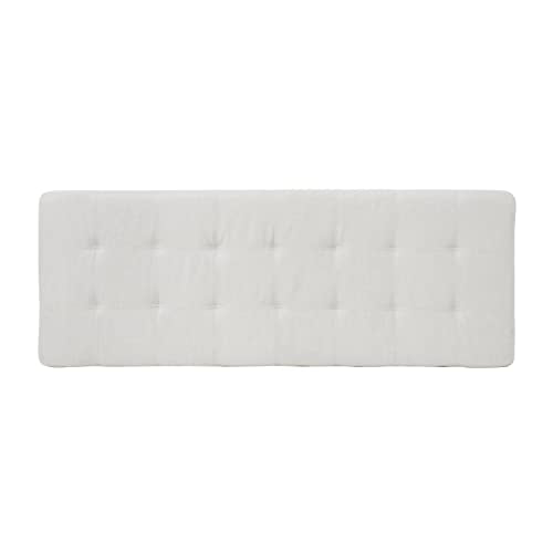 Mission Fabric Storage Ottoman, Light Grey
