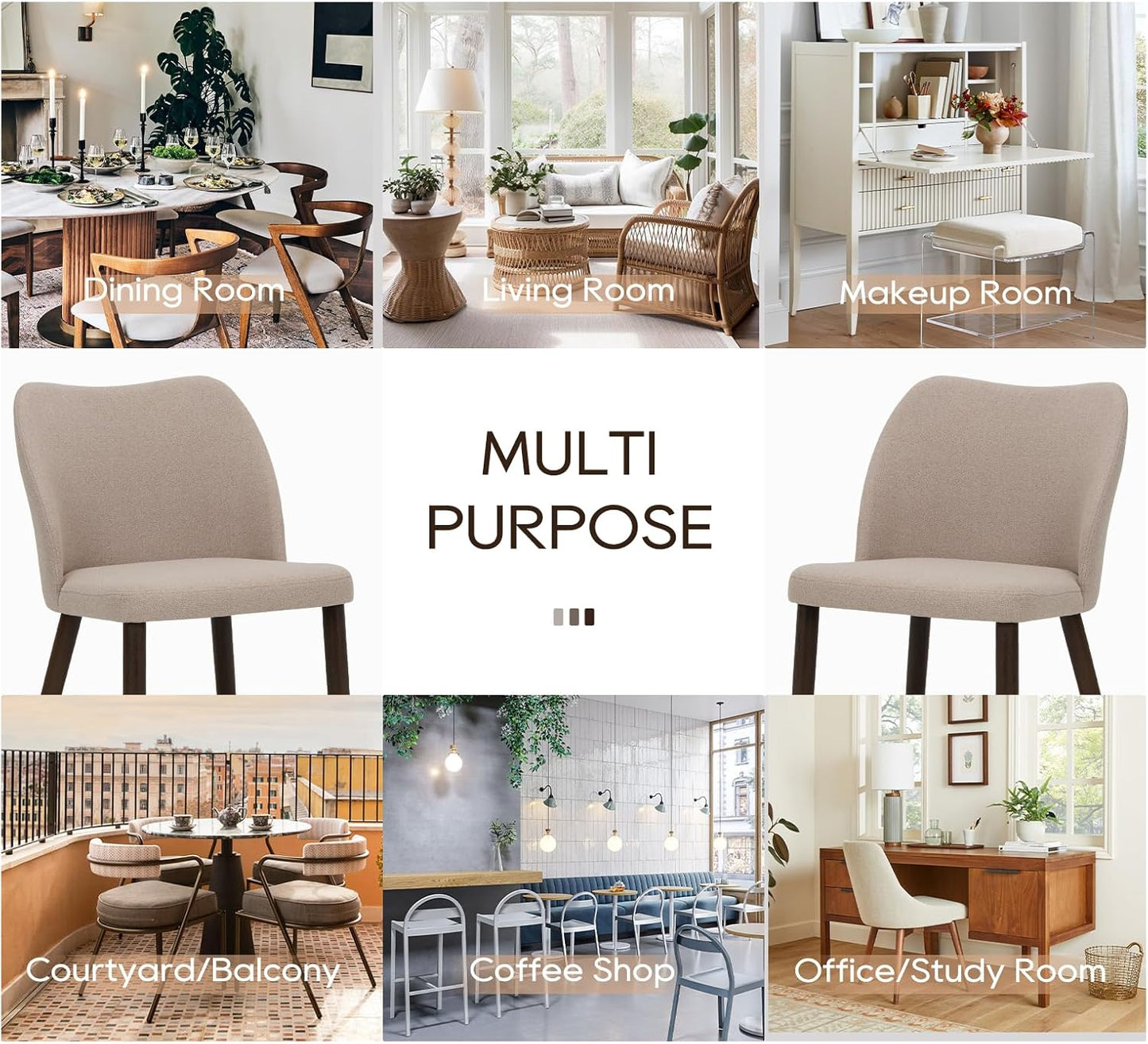 3-Piece Extendable Dining Table Set for 2, 36" Kitchen round Wood Table with 2 Wooden Dining Room Chairs,Light Brown/Camel