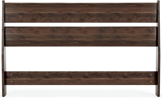 Calverson Modern Open Slat Panel Headboard ONLY, Full, Brown