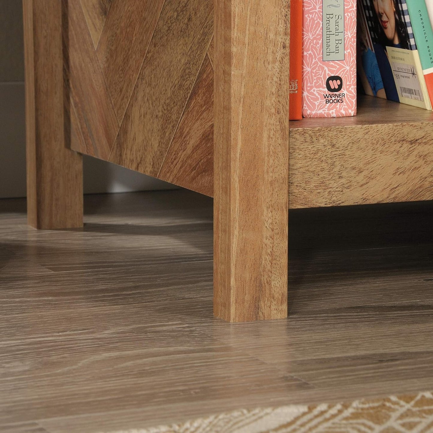 Cannery Bridge Night Stand with Spacious Drawer, Nightstand for Bedroom, Sindoori Mango Finish