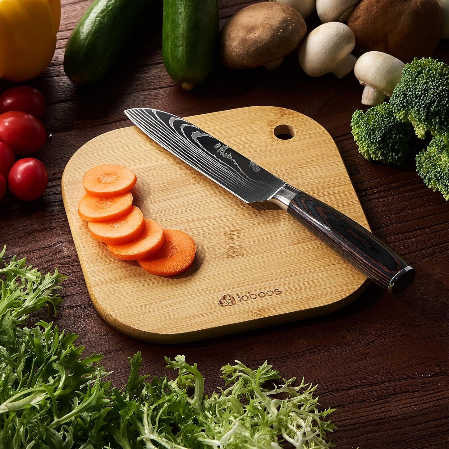 Home Mini Cutting Board Small Fruit Cutting Board Solid Bamboo Wood Board for Baby Infant Dormitoryiset of 2