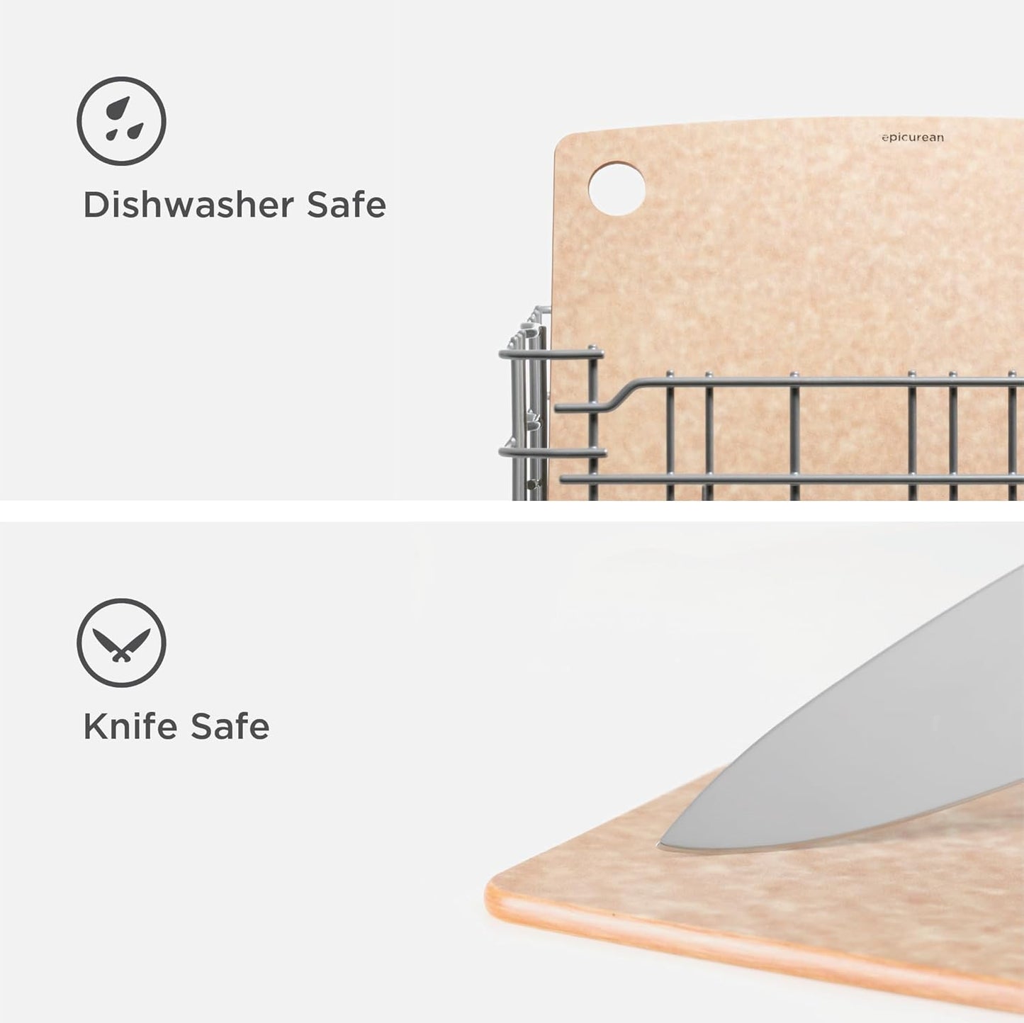 Kitchen Series Cutting Board, 14.5 X 11.25 Inch, Natural