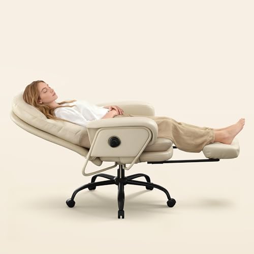 FLEXISPOT 2-in-1 Chaise Lounge Chair Indoor with Wheels Footrest 90-165°, view 2