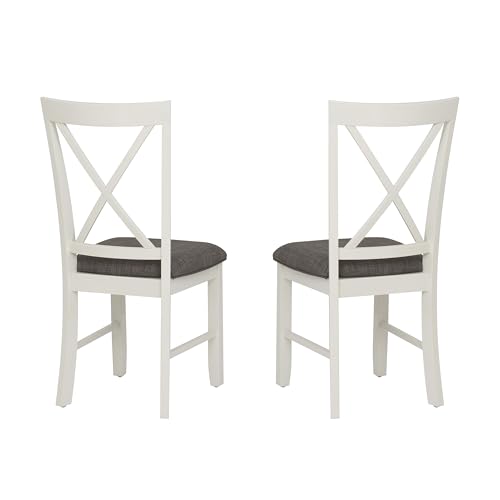 Powell Furniture Jane Side, Antique White Dining Chair