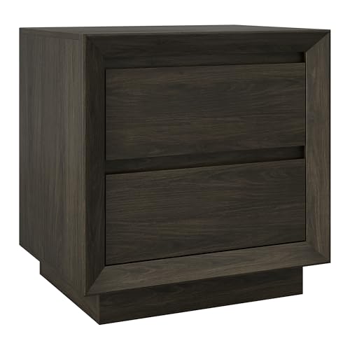 24" Nightstand Side Table, Rich Brown, view 2