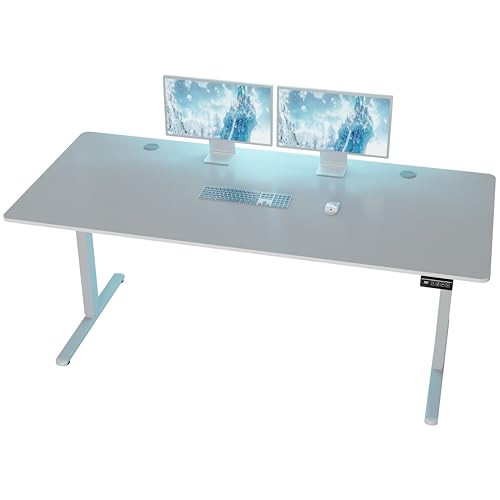 Standing Desk, 71x31 Inch Height Adjustable Electric Sit Stand up Desk, view 8