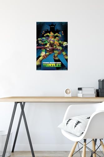 Nickelodeon Teenage Mutant Ninja Turtles - Assemble Wall Poster, 14.725" x 22.375", Premium Unframed Version