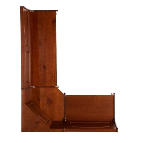 Dining Set Wood, Rectangular in Walnut Brown for Kitchen, Dining Room with Table, Benches, and Storage Space