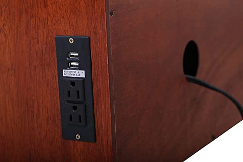 Daily Delight Murphy Cabinet Chest Bed with Charging Station & 6" Memory Foam, view 7