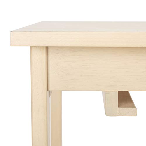 Safavieh Home Collection Colbie White Oak Storage Rack 3-piece Pub Set