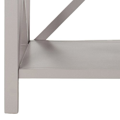 Safavieh American Homes Collection Liam Quartz Grey 2-Tier Open Bookcase