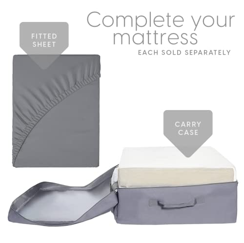 Full Tri Folding Mattress with Washable Cover, Full Size (75 inches x 52 inches x 4 inches)