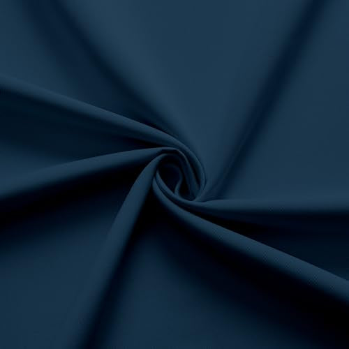 Blackout Curtains 120 Inch Length 2 Panels Set, Thermal Insulated Long Curtains& Drapes 2 Burg, Curtains for Living Room Bedroom Window(Navy Blue, W52 x L120 Inch)
