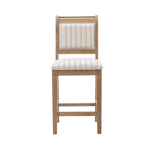 Home Décor Lisbon Grey Counter Stool, Gray Wash