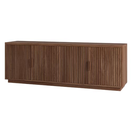Henn&Hart 68" TV Stand for TVs up to 75", Medium Walnut, view 8