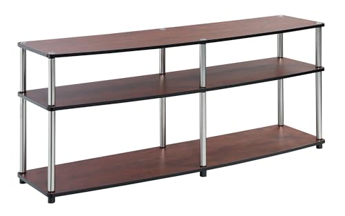 Designs2Go 3 Tier 60" TV Stand, Cherry