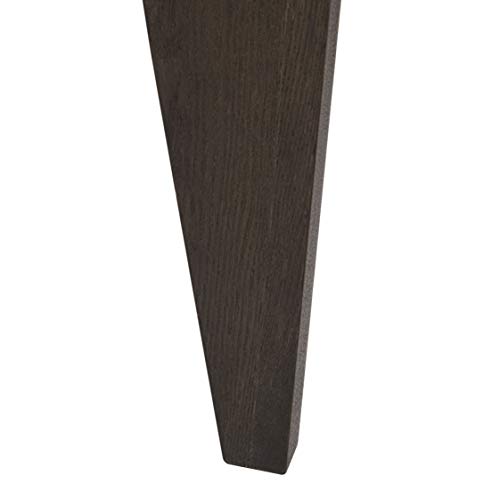 Safavieh Home Collection Josef Mid-Century Modern White and Dark Brown End Table