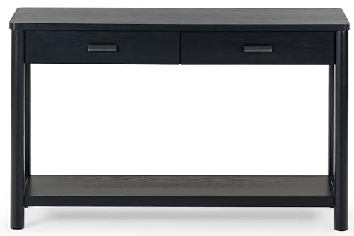 SAFAVIEH Couture Collection Jaylessa Black 2-Drawer Console Table