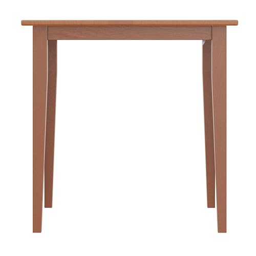 Groveland Wooden Square Dining Table, 29" in Light Oak, Practical & Elegant Table for Eating, Study, Work, Sturdy Furniture for Kitchen, Dining Room, Office, Entryway
