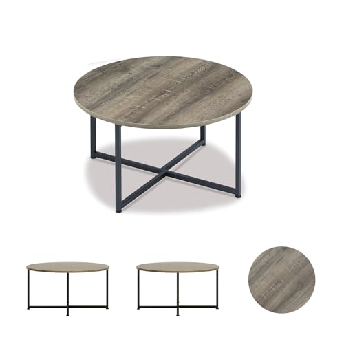 Brown and black wood grain 3 piece table set, view 8
