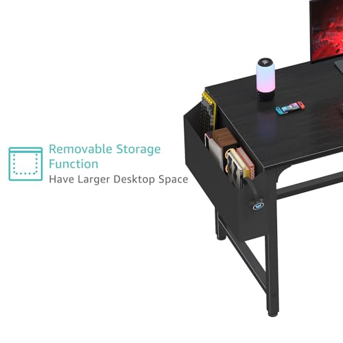 Computer Desk with File Drawers Cabinet, view 8
