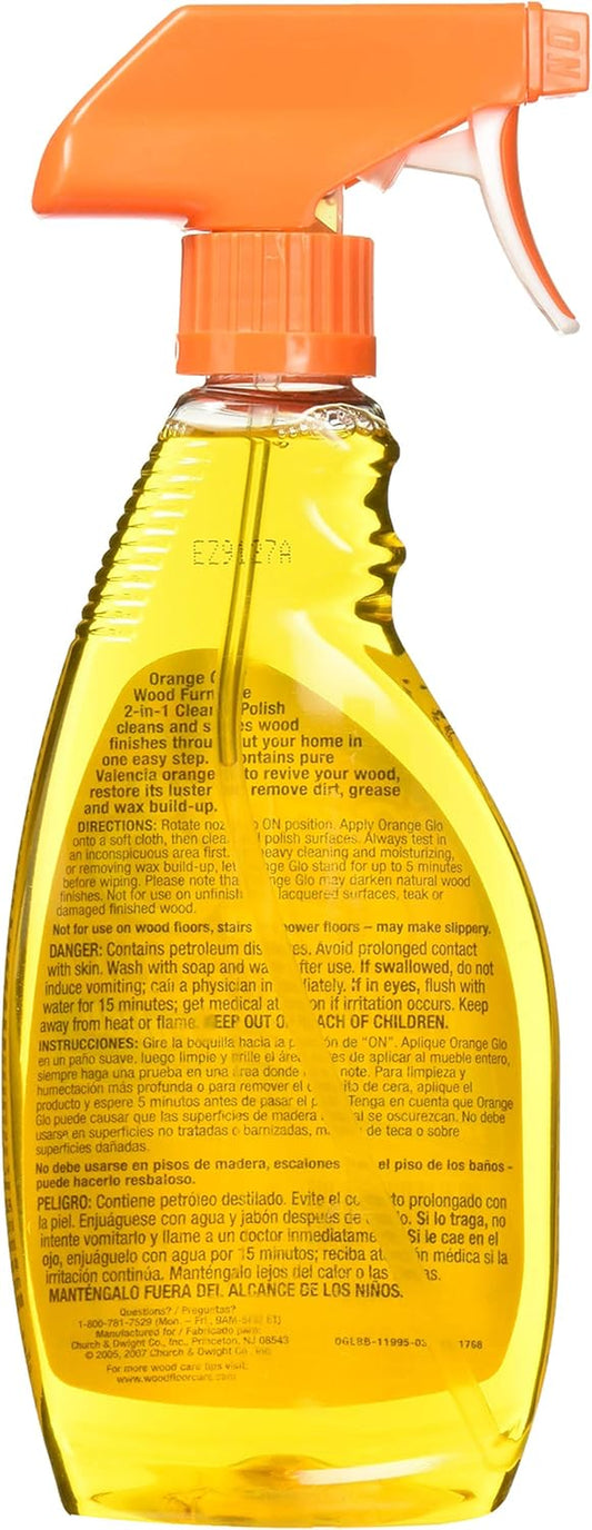 Wood Furniture 2-In-1 Cleaner & Polish, 16 Ounces