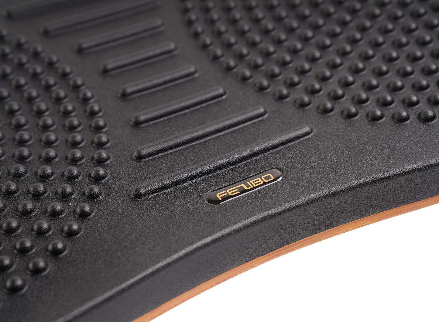 Standing Desk Mat Balance Board, anti Fatigue Mat Standing Desk Office, Wobble Board with Ergonomic Design, Obsidian Black