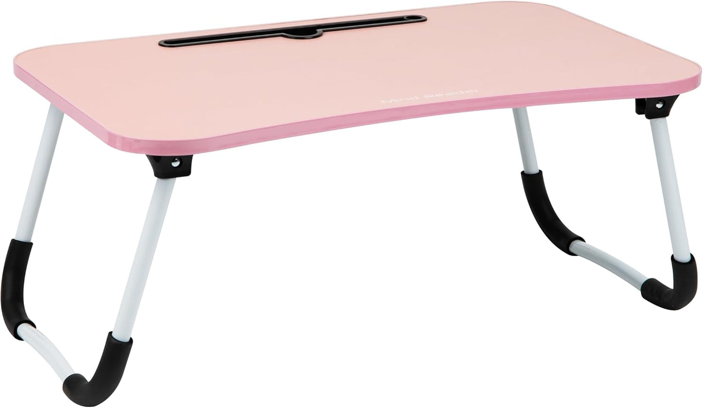 Pink portable lap desk with folding legs, view 7