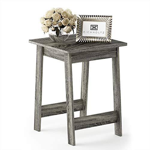 Beginning End Table, French Oak Grey
