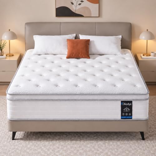 Full Mattress 12 Inch, Hybrid Spring Mattress, Medium Firm, view 7