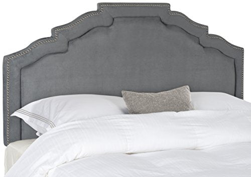 Home Alexia Modern Grey Headboard, Queen