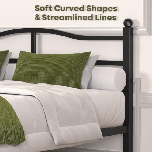 14 Inch Full Bed Frame with Headboard and Footboard, view 7