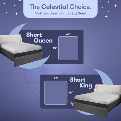 8 Inch RV Short Queen Mattress, Made in The USA, CertiPUR-US®, Oeko-Tex®, and Fiberglass-Free™ Certified Cooling Memory Foam Camper Bed - Firm