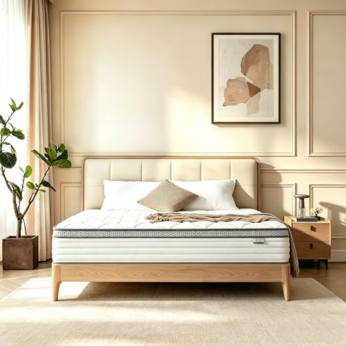 12 Inch Queen Mattress in a Box, Medium Firm Hybrid with Pocket Springs, view 2