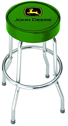 004767R01 John Deere Garage Stool, 1 Pack, Green