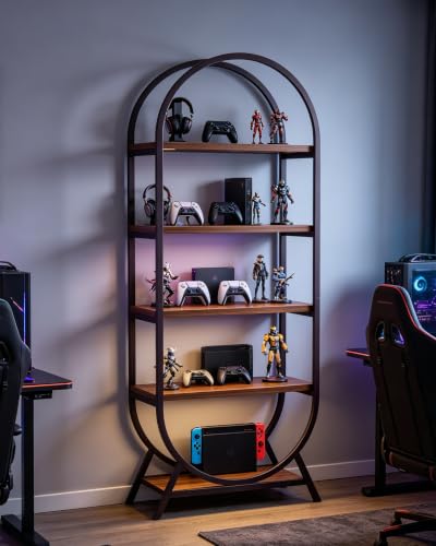 Bookshelf Arched Bookcase, view 7