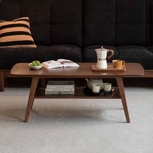 100% Solid Wood Coffee Table for Living Room, view 2